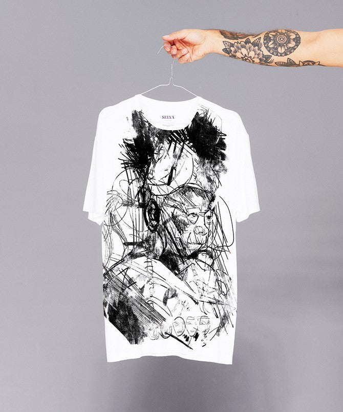 Konyak sketch man white