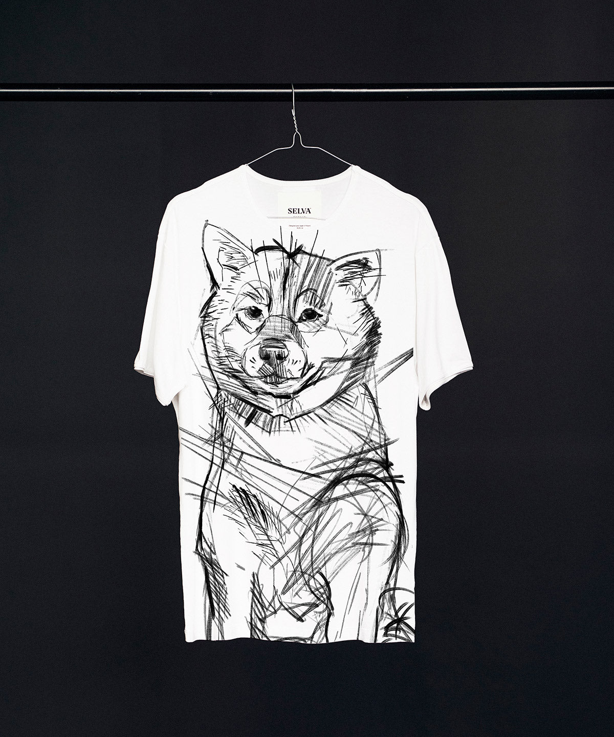 Koszulka męska - Shiba Inu - No. 1 - Biała