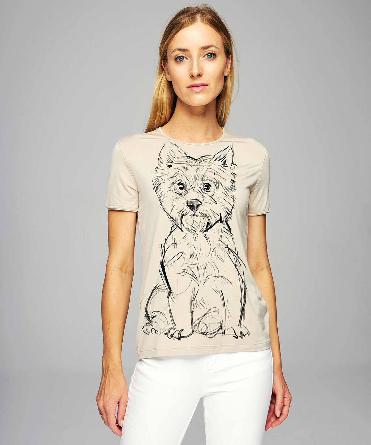 Koszulka damska - West Highland White Terrier - Hummus