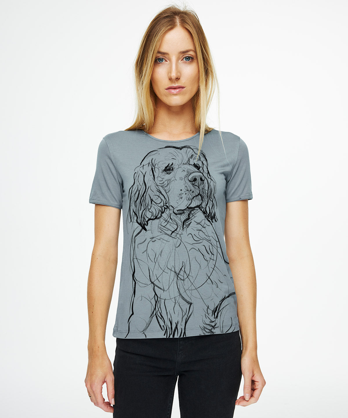Clumber Spaniel Women's Storm Cloud T-Shirt
