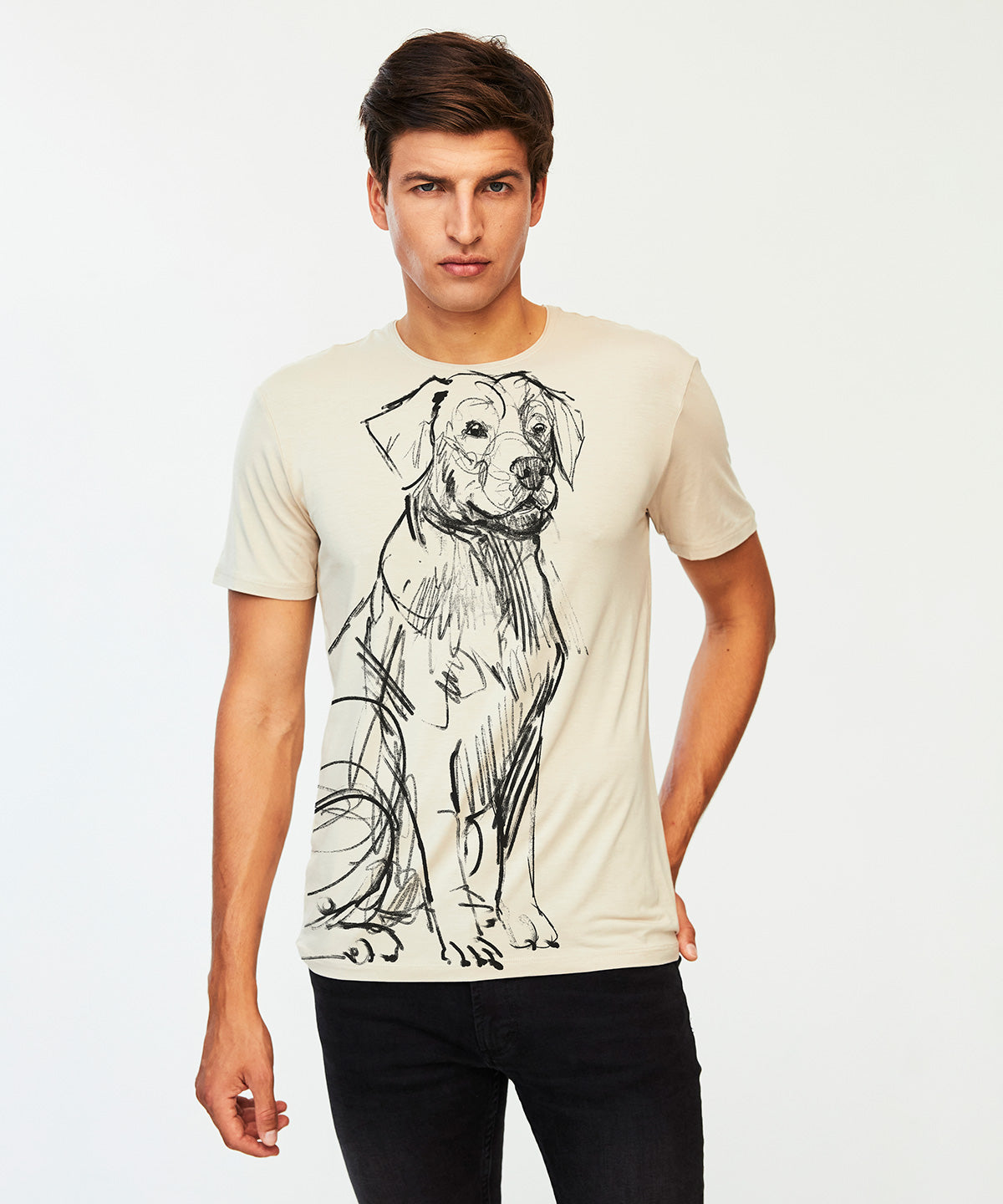 Labrador Retriever No. 1 Men's Hummus T-Shirt