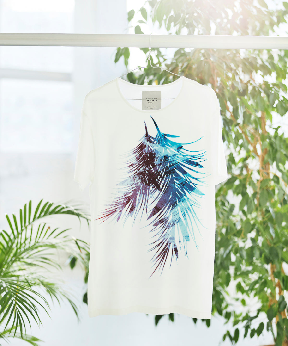 Aqua Leaves T-shirt
