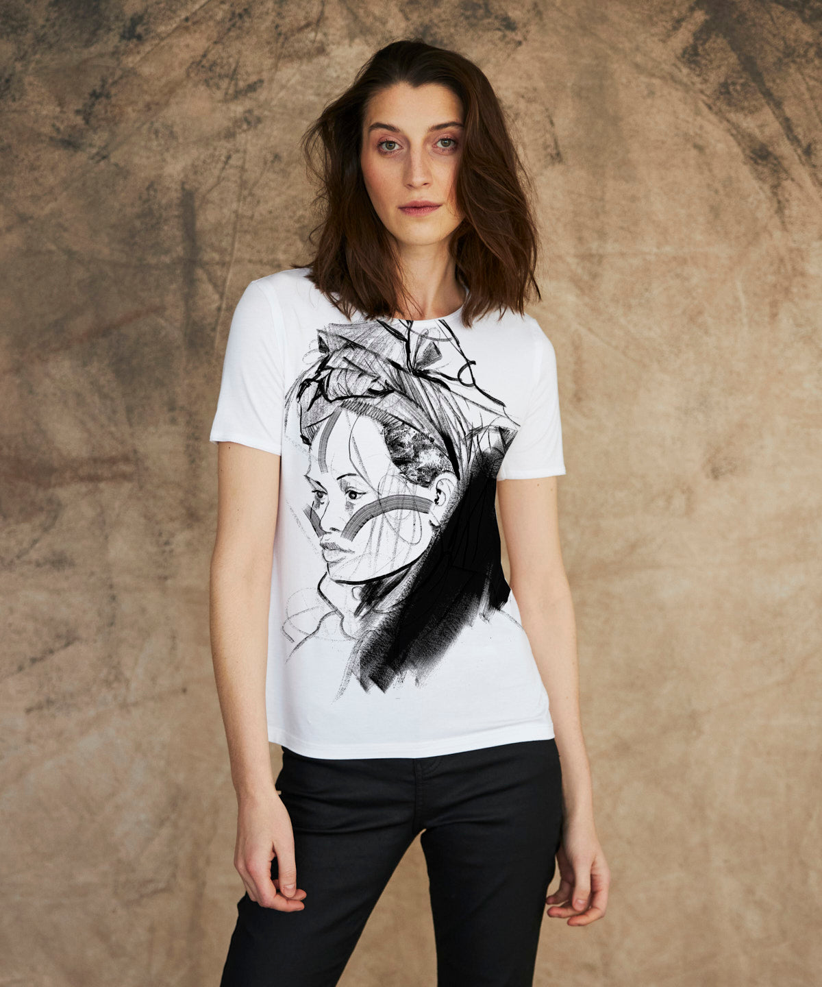 Atayal portrait woman white