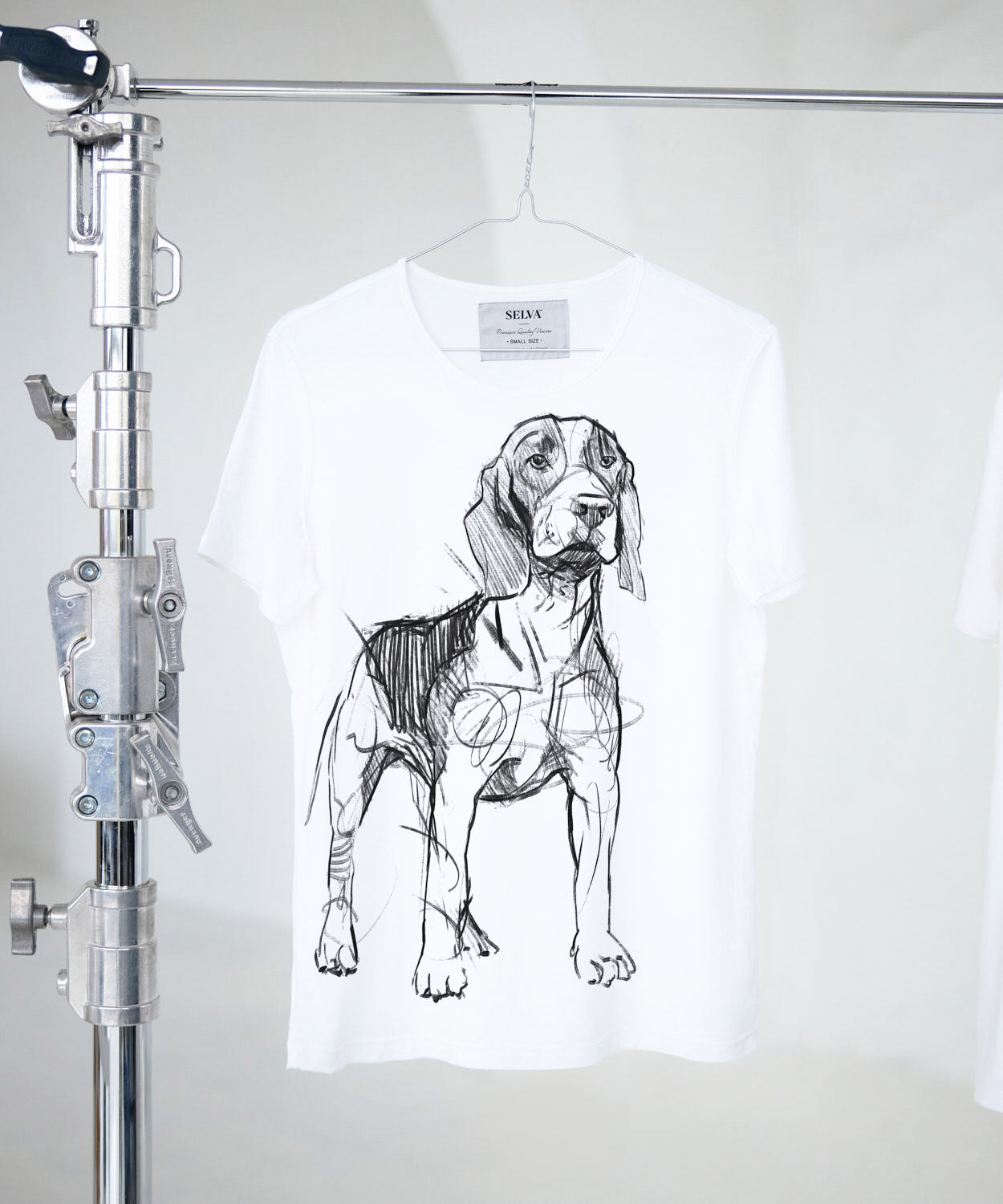 Koszulka damska - Beagle - biała