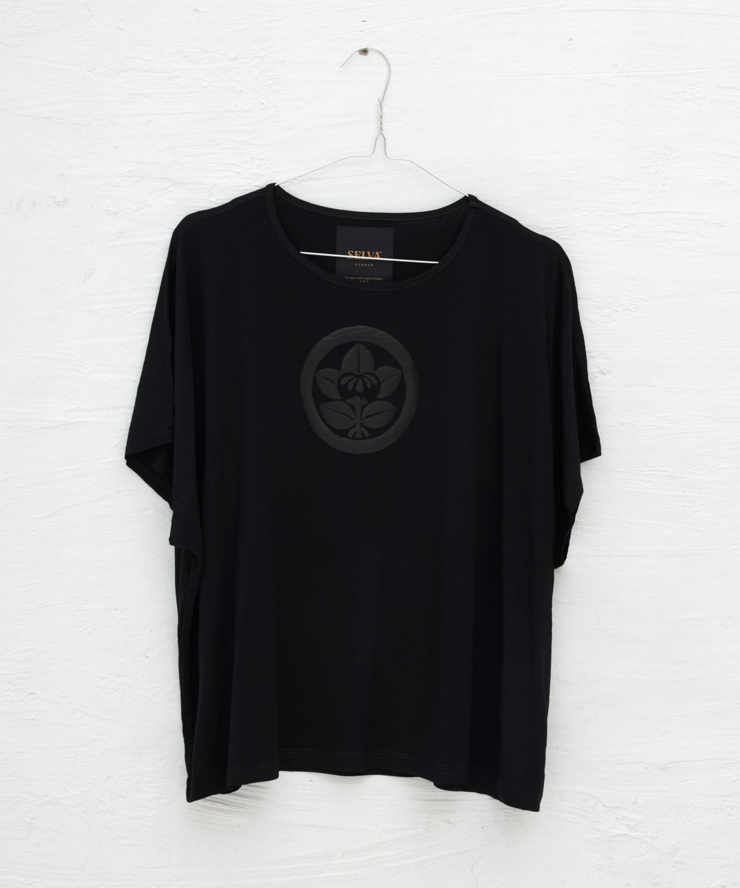 Koszulka damska - Black Hosoban Sign Oversize - czarna