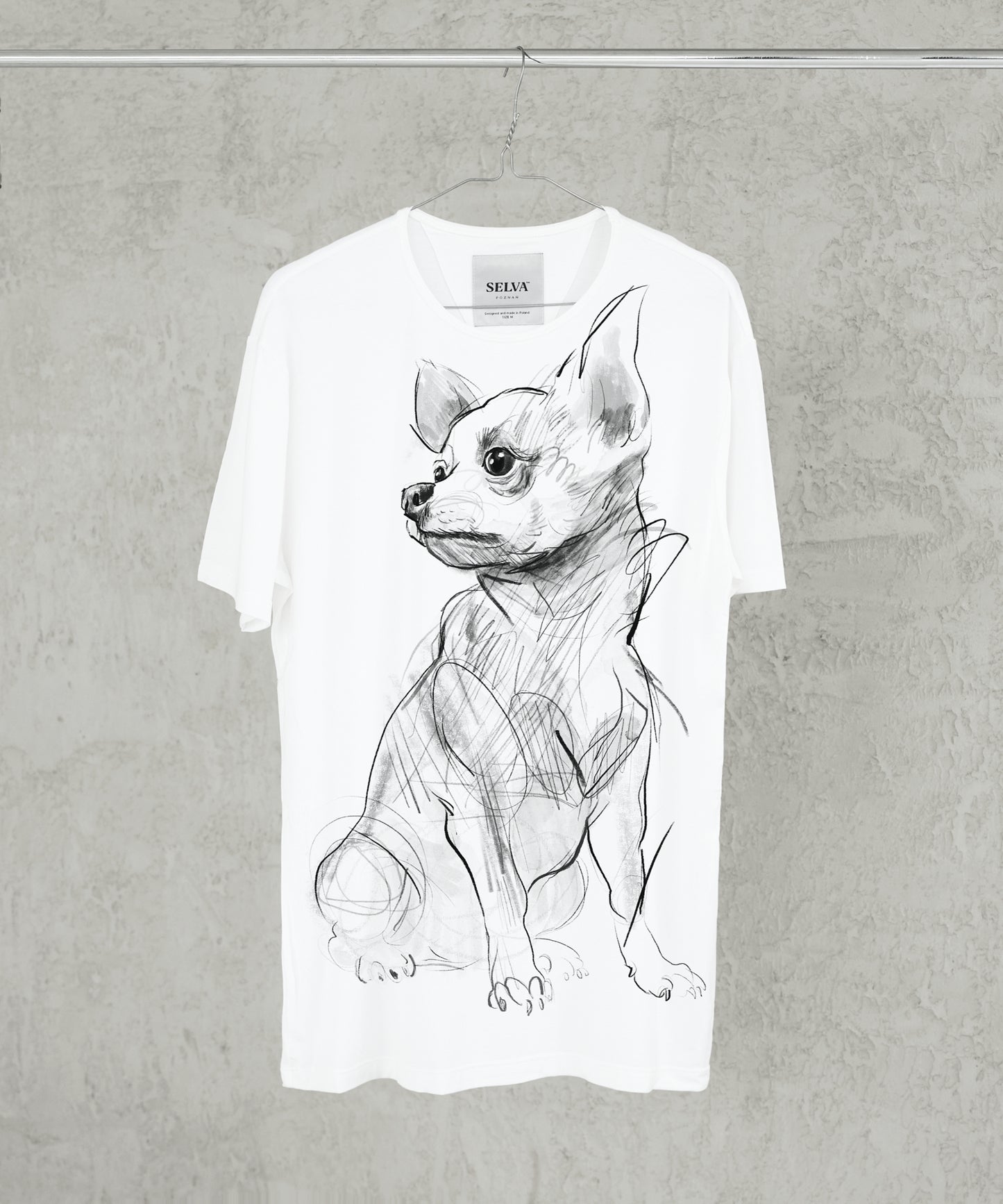 Chihuahua No. 3 Men's White T-Shirt
