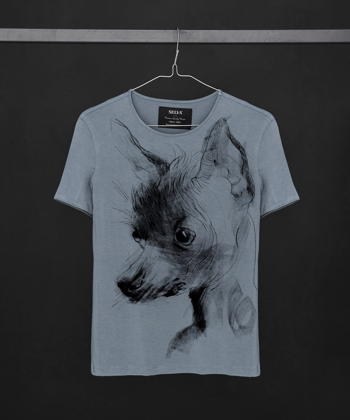 Chinese Crested Dog No. 2 Women's Storm Cloud T-Shirt