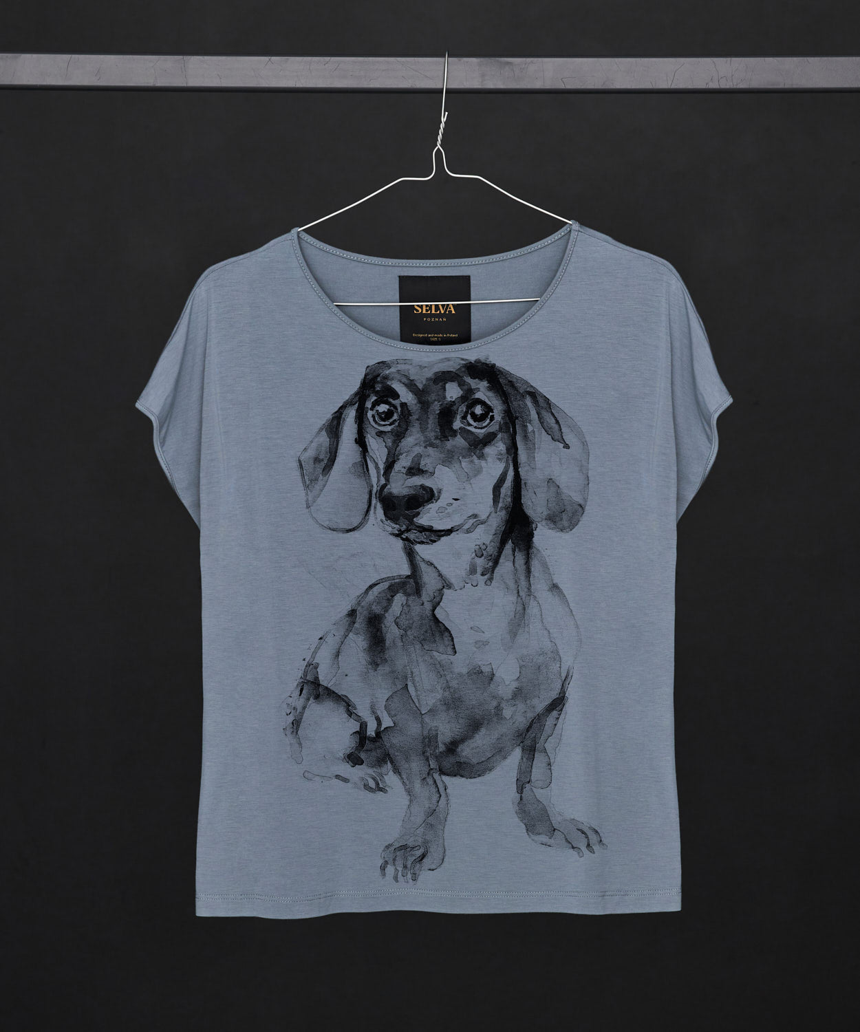 Dachshund No. 4 Women's Storm cloud T-Shirt