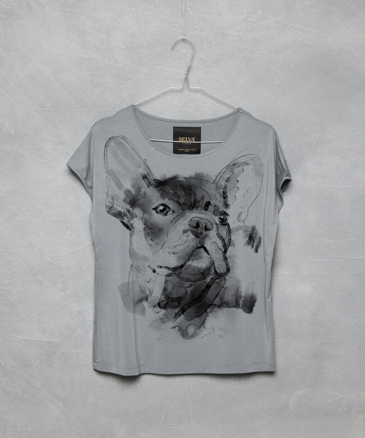 French Bulldog No. 2 Women's Storm Cloud T-Shirt