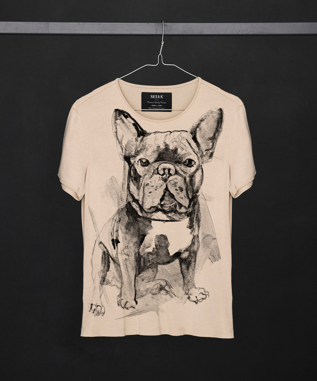 Koszulka damska - French Bulldog No. 5 - Hummus