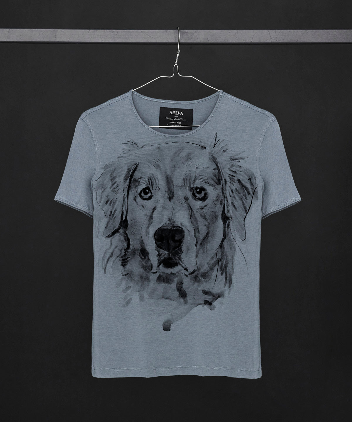 Golden Retriever No. 2 Women's Storm Cloud T-Shirt