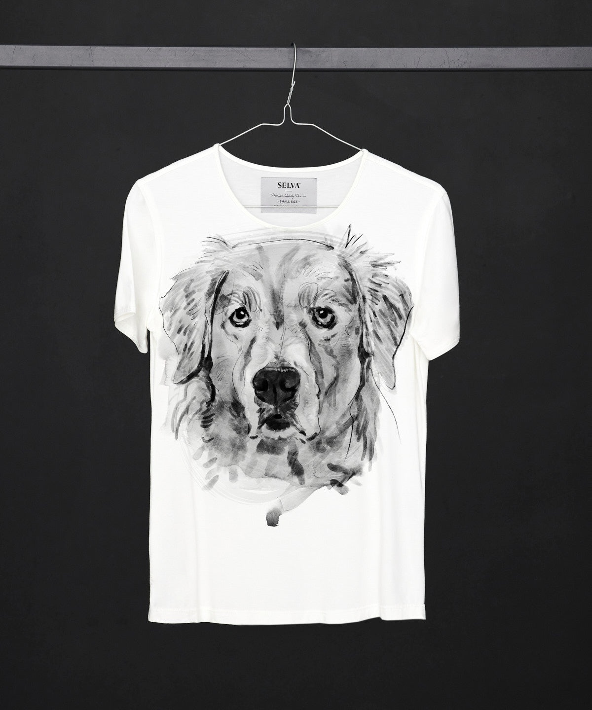 Golden Retriever No. 2 Women's White T-Shirt