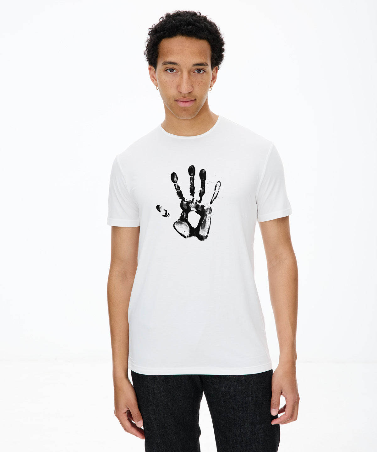 Mursi Handprint White