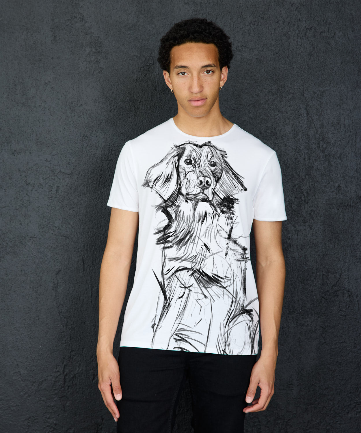 Hovawart Men's White T-Shirt