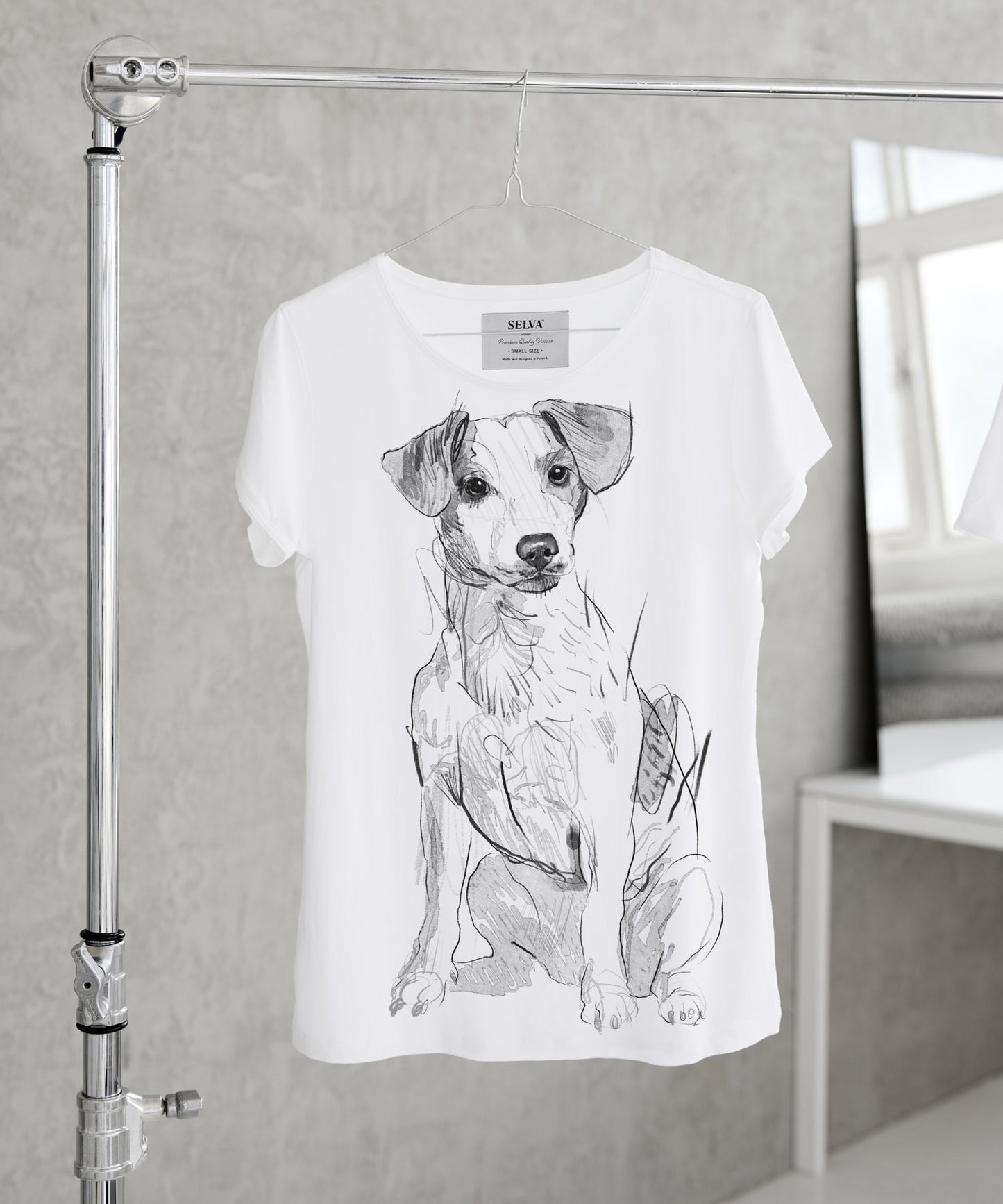 Jack Russell Terrier No. 2 Women's White T-Shirt