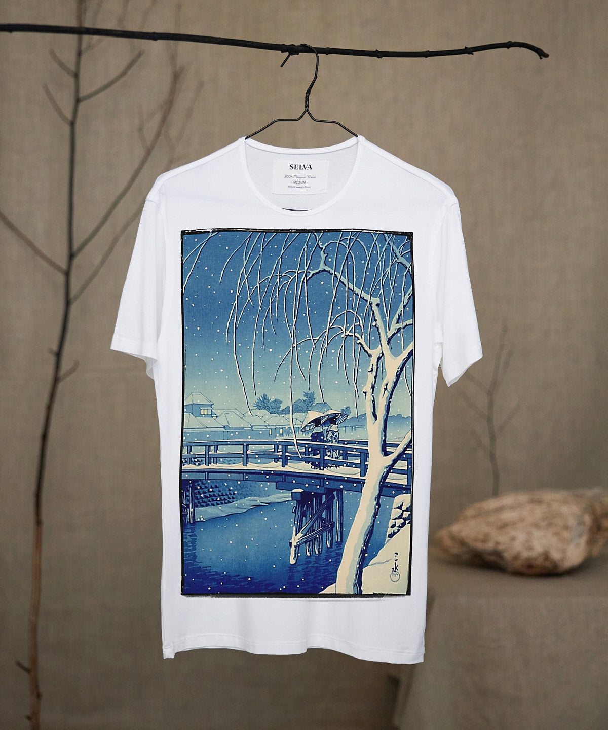 Kawase Hasui No. 2 Men’s T-Shirt – white