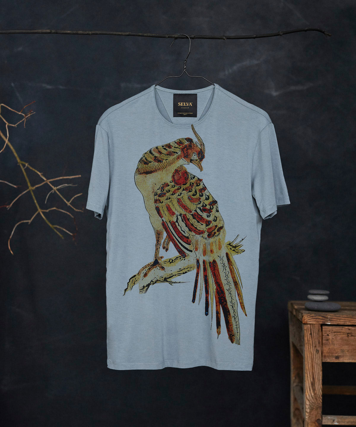 Okumura Masanobu No. 2 storm cloud t-shirt man