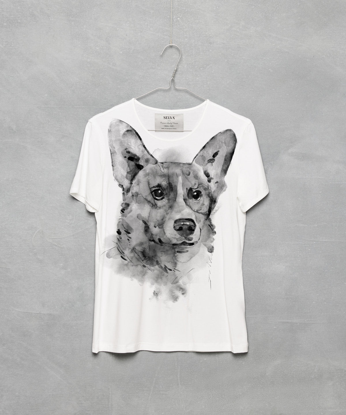 Pembroke Corgi white t-shirt woman