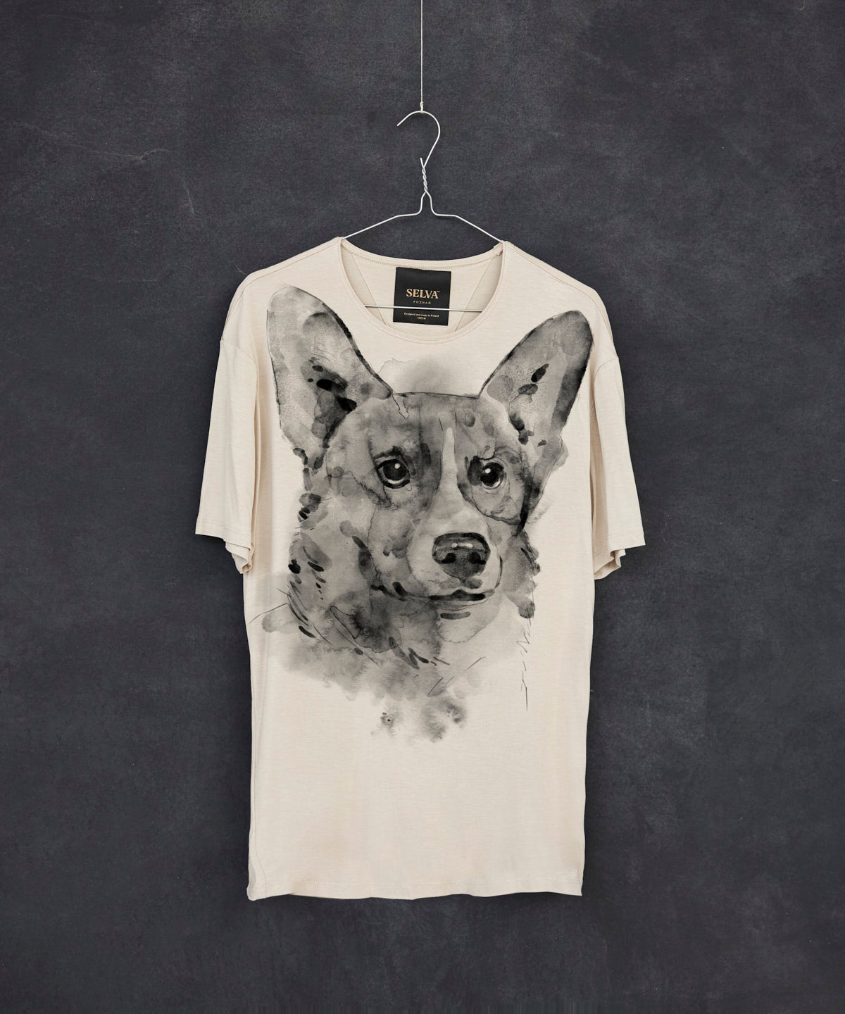 Pembroke corgi hummus t-shirt MAN
