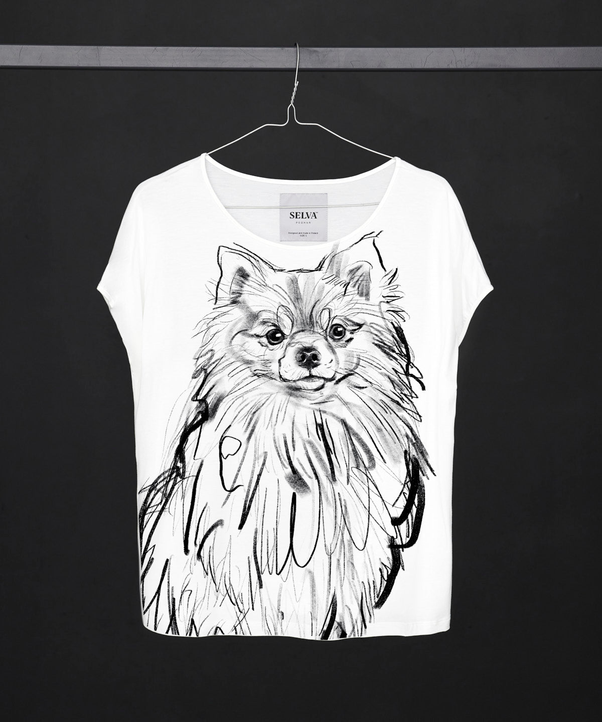 Koszulka damska - Pomeranian - No. 2 - Biała