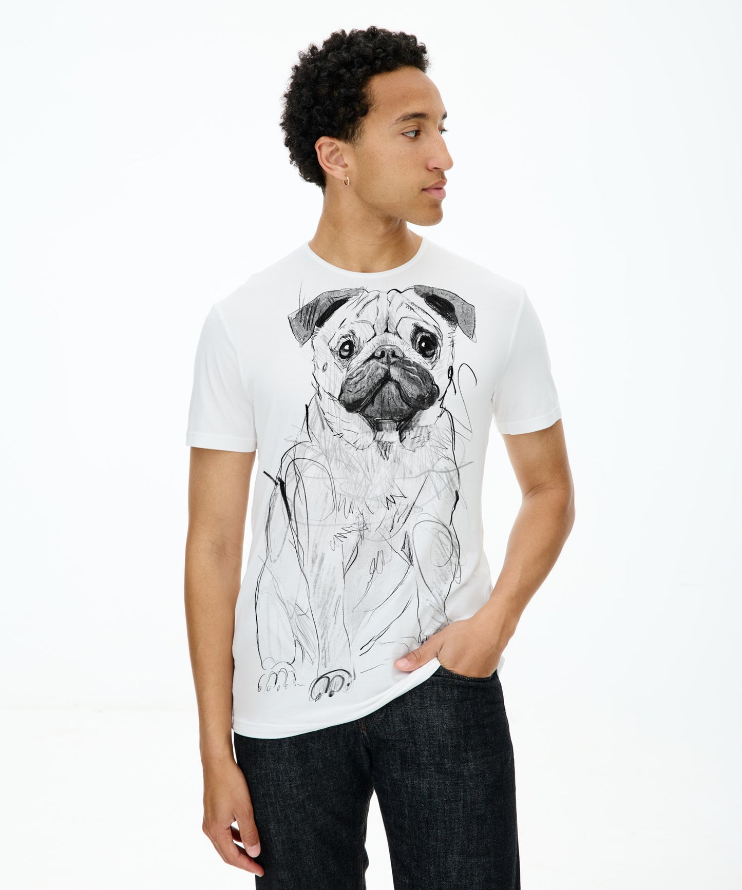 Pug No. 3 Men's Storm Cloud T-Shirt
