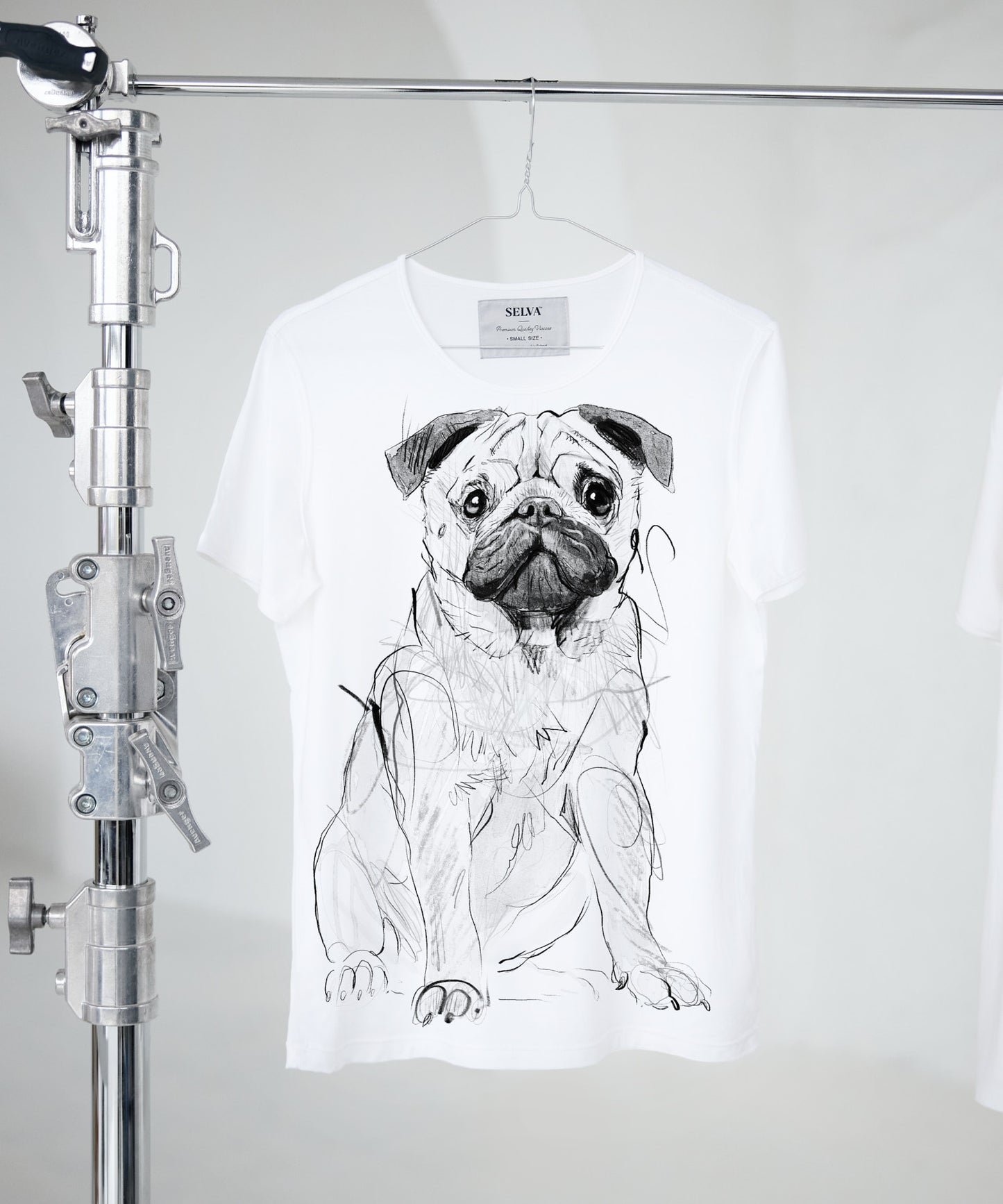 Pug No. 3 Women's White T-Shirt