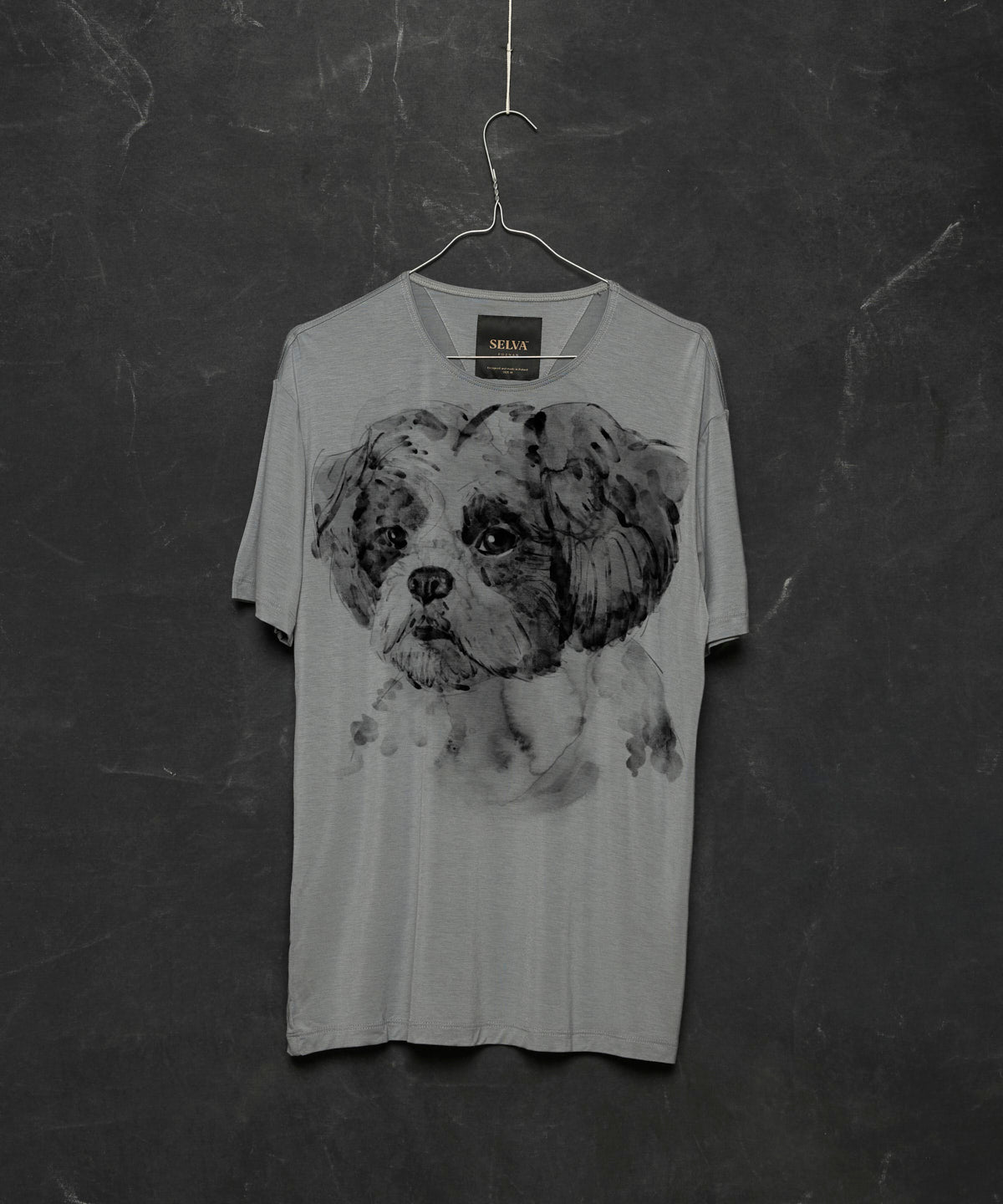 Koszulka męska - Shih tzu - No. 2 - Storm Cloud