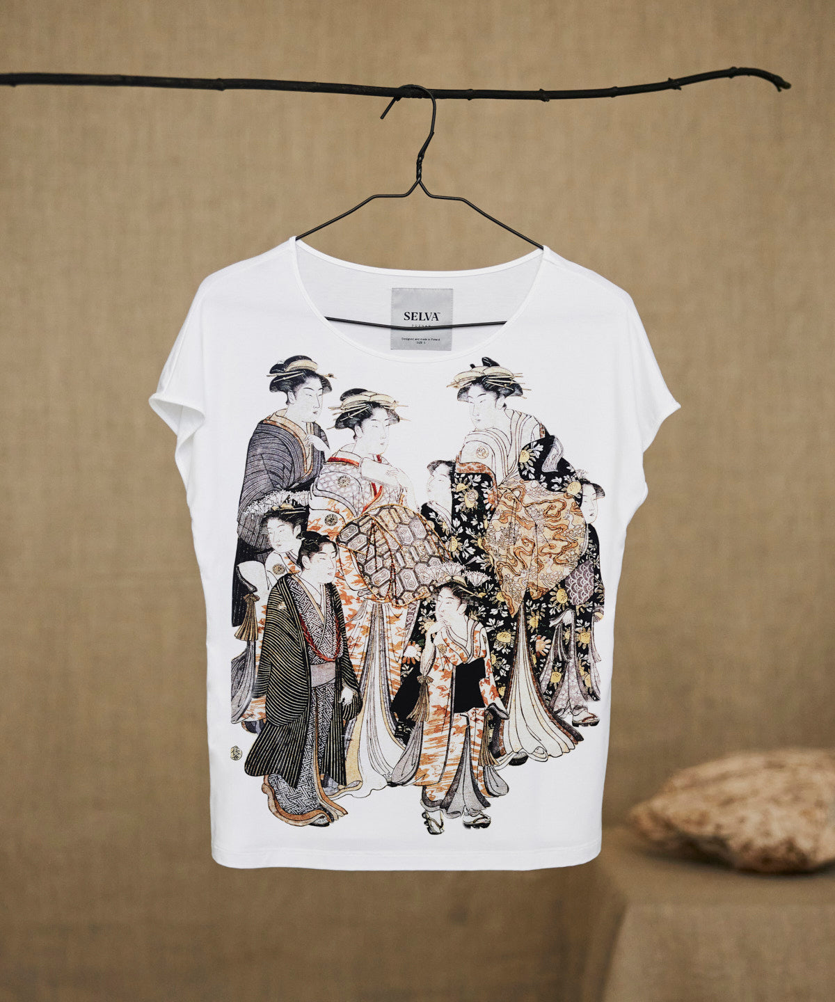 Katsukawa Shuncho no. 1 T-shirt Woman white