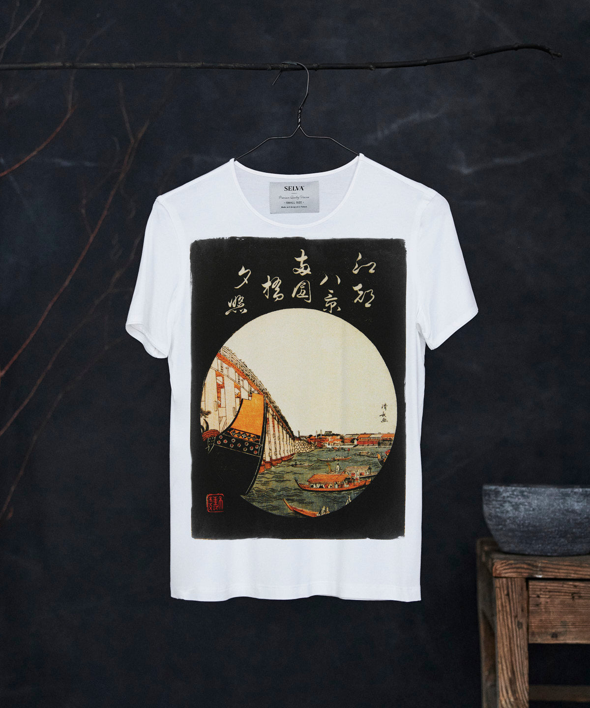 Torii Kiyonaga white t-shirt woman