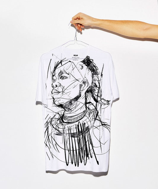 Himba sketch man white
