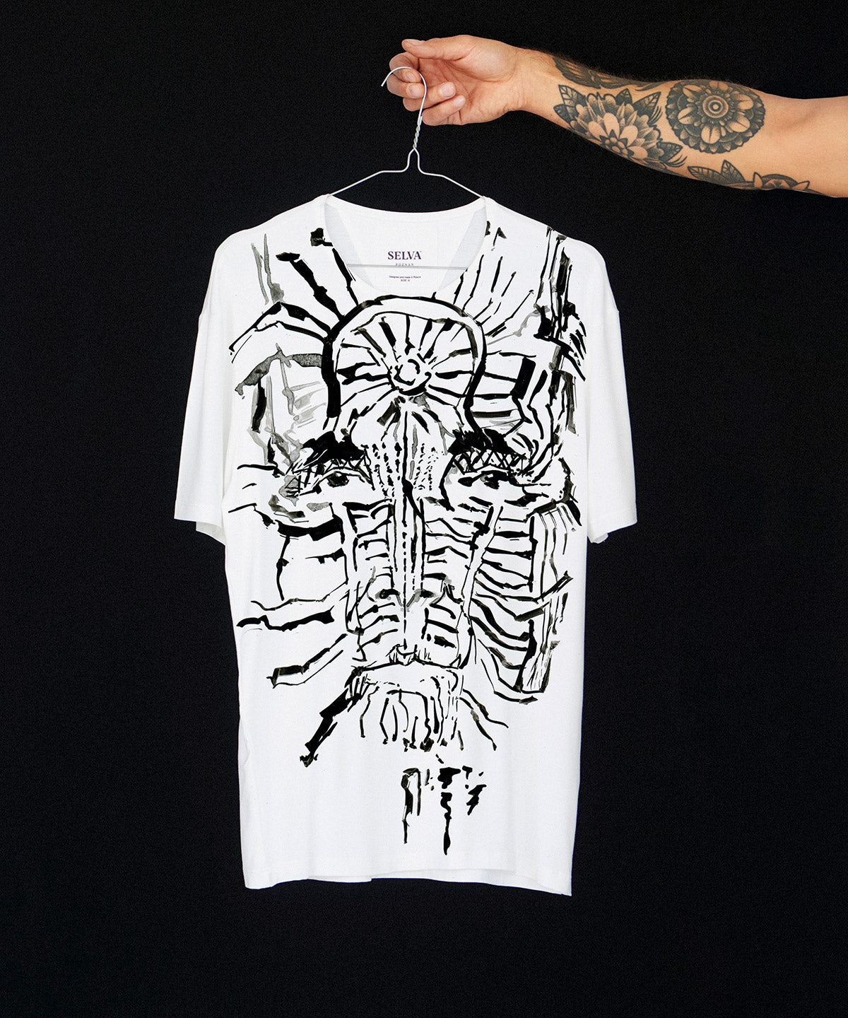 Chin tattoo man white