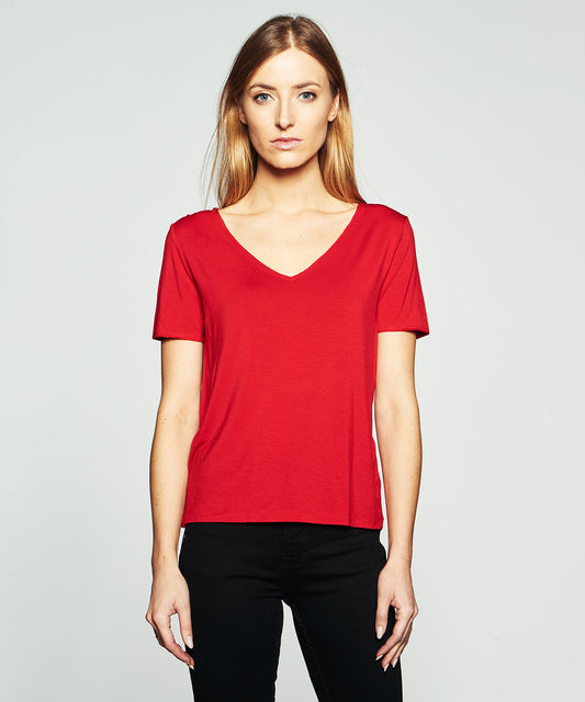 Red V Neck