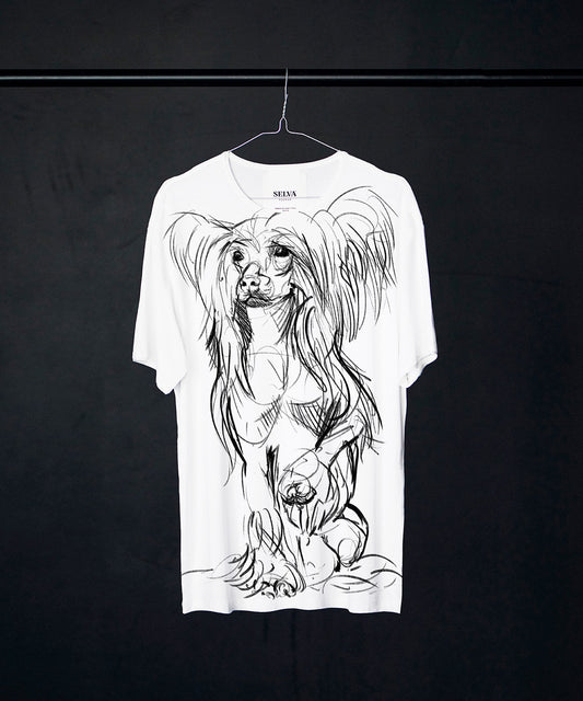Chinese Crested Dog No. 1 Men's White T-Shirt
