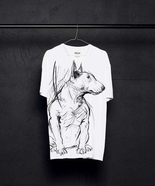 Bull Terrier No. 1 Men’s White T-Shirt