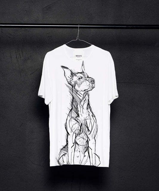 Doberman Pinscher No. 1 Men's White T-Shirt