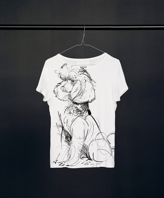 Poodle No . 1 Women's White T-Shirt