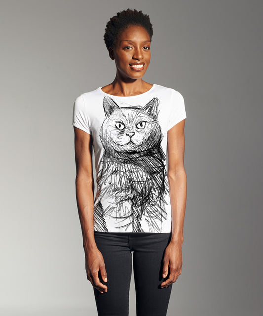 British Shorthair No. 1 Women's White T-Shirt