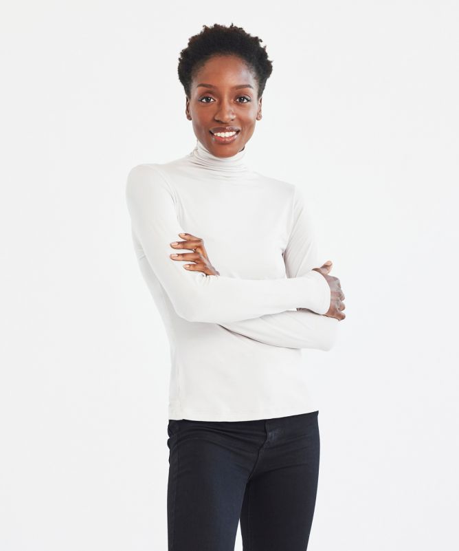Light Beige Turtleneck