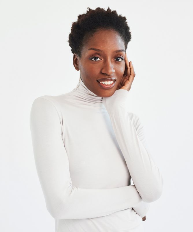 Light Beige Turtleneck