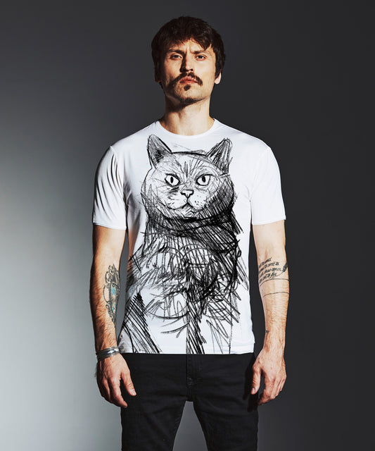 British Shorthair No. 1 Men's White T-Shirt