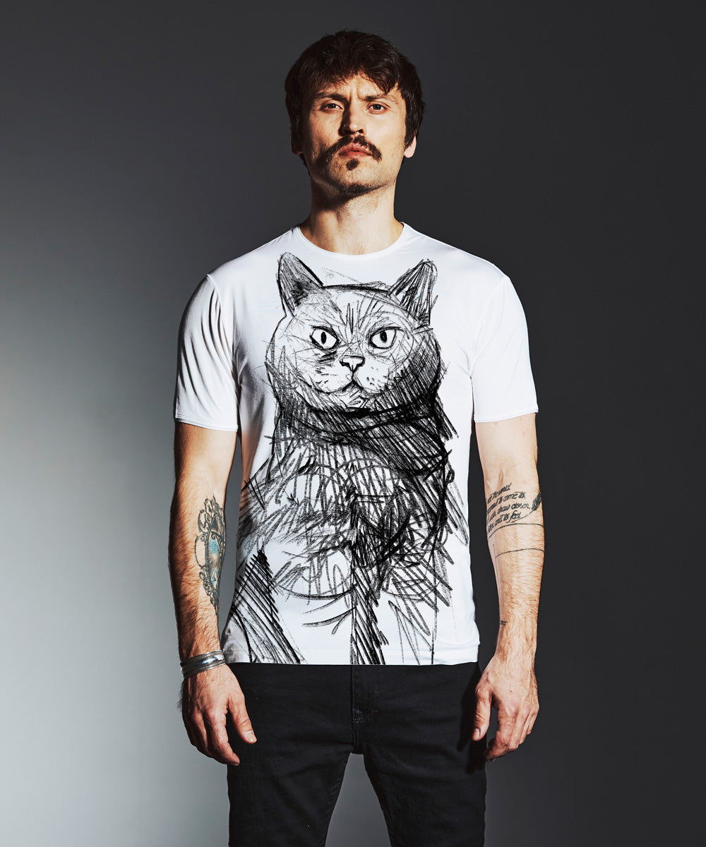 British Shorthair No. 1 Men's White T-Shirt