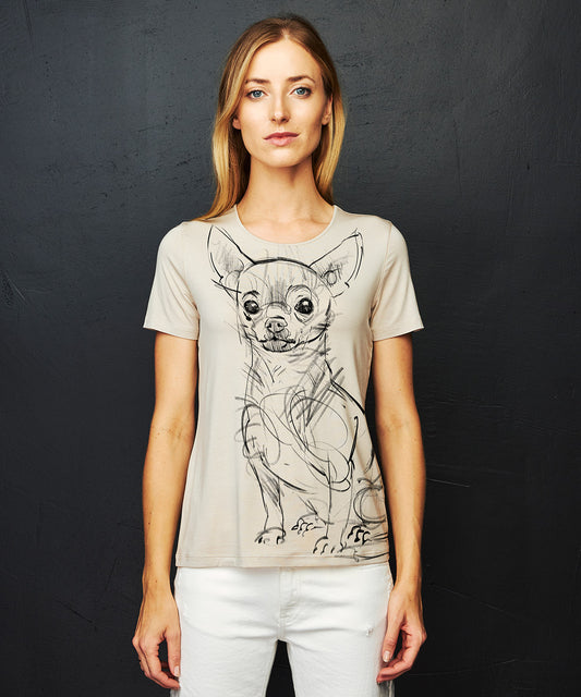 Chihuahua No. 2 Women's Hummus T-Shirt