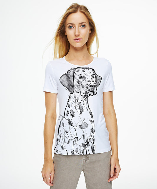 Dalmatian Women's White T-Shirt