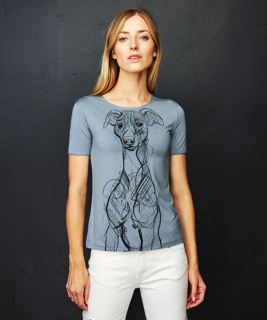 Whippet No. 1 Women's Storm Cloud T-Shirt