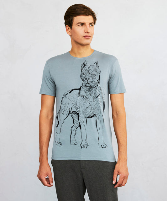 Koszulka męska - Cane Corso - Storm Cloud