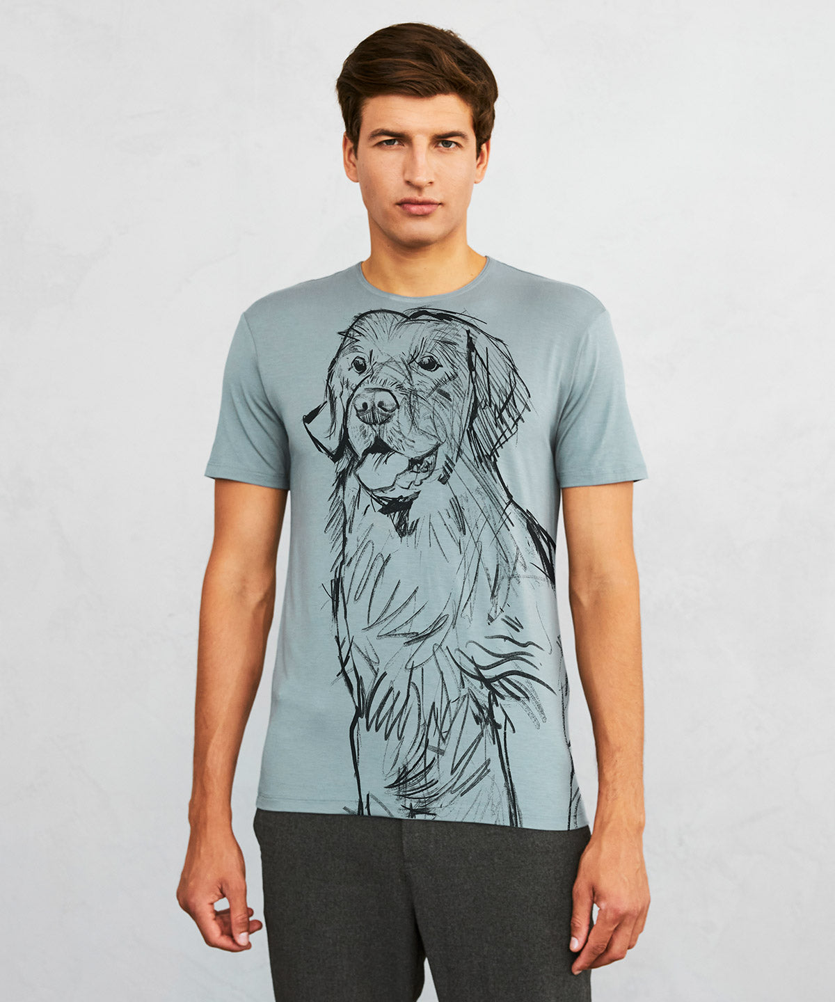 Golden Retriever No. 1 Men's Storm Cloud T-Shirt