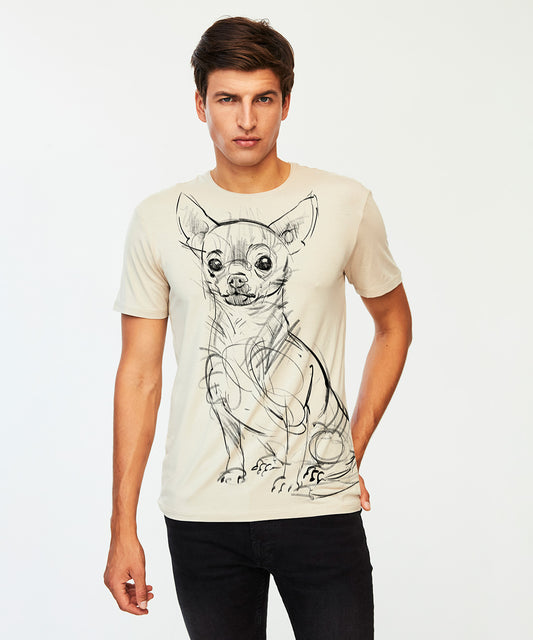 Chihuahua No. 2 Men's Hummus T-Shirt