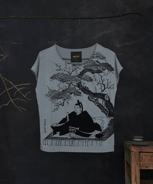 Kitao Shigemasa storm cloud t-shirt woman