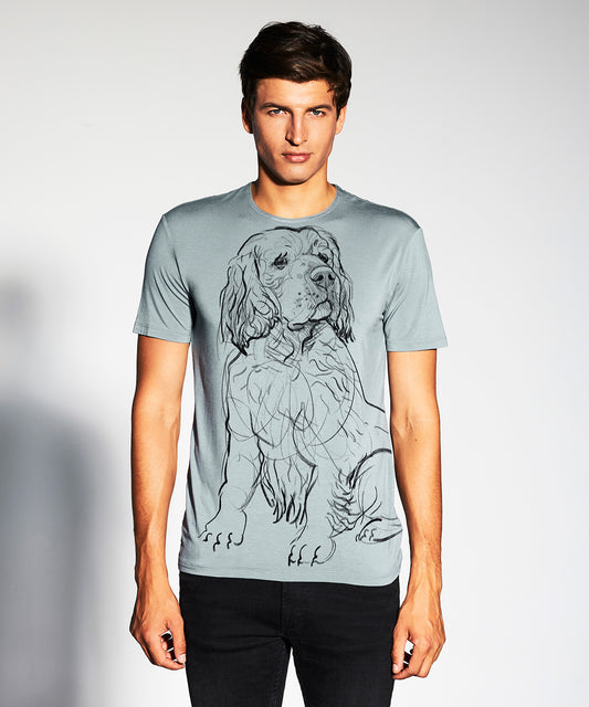 Clumber Spaniel Men's Storm Cloud T-Shirt
