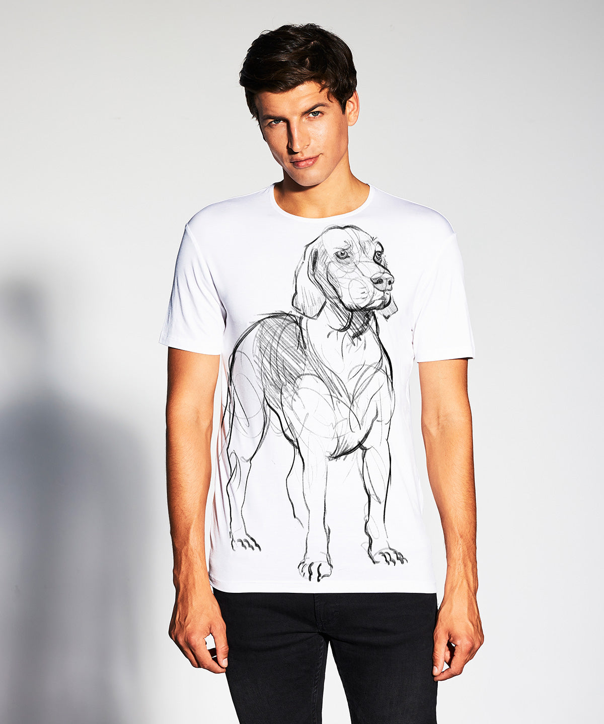 Polish Hound Men's White T-Shirt